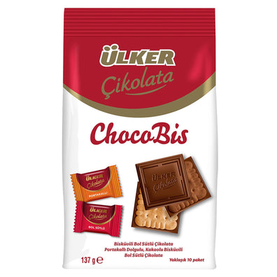 Ülker Chocobis Chocolate Covered Biscuits 137g main product image